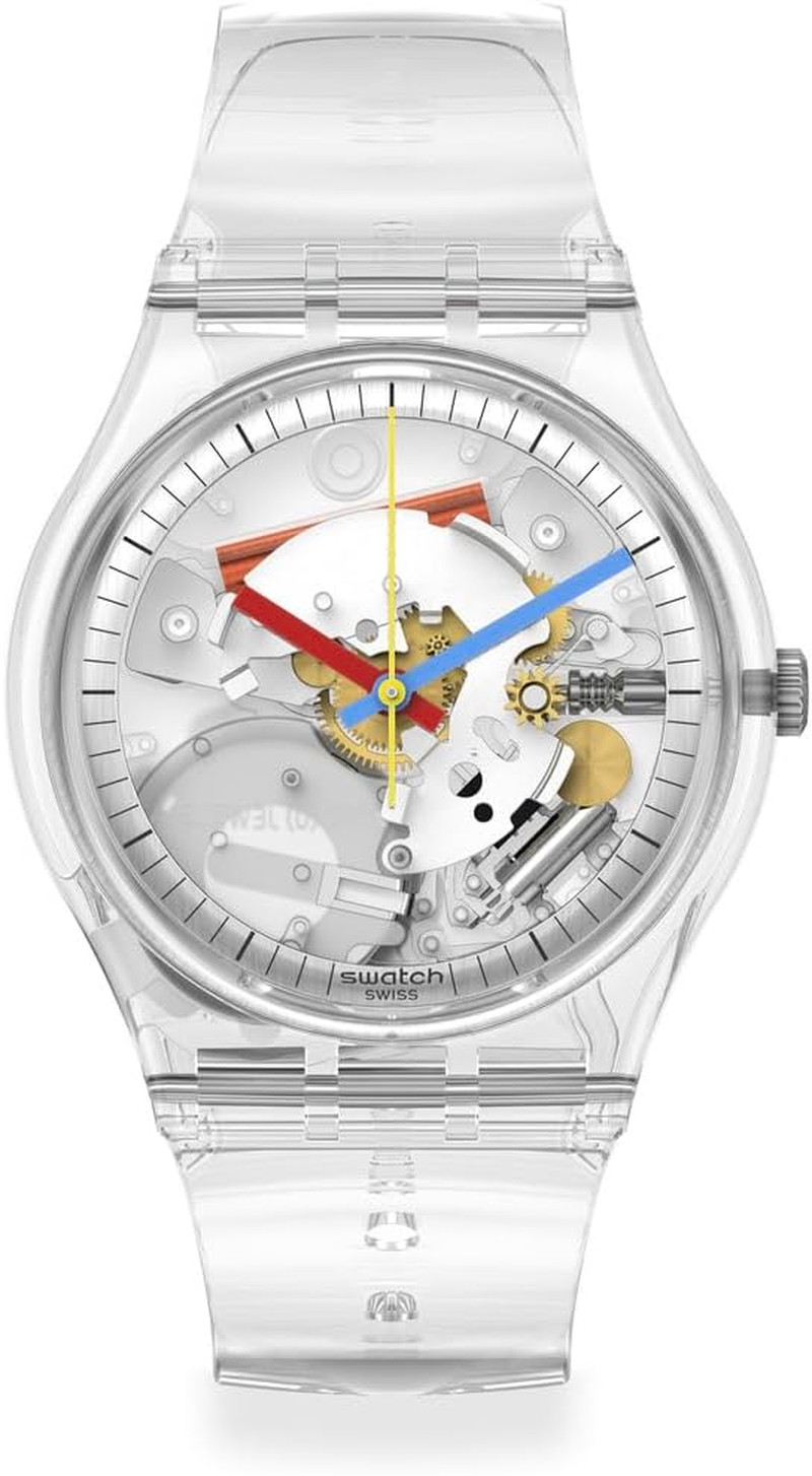 Gent Biosourced Waterproof Quartz Watch – Casual Transparent Style