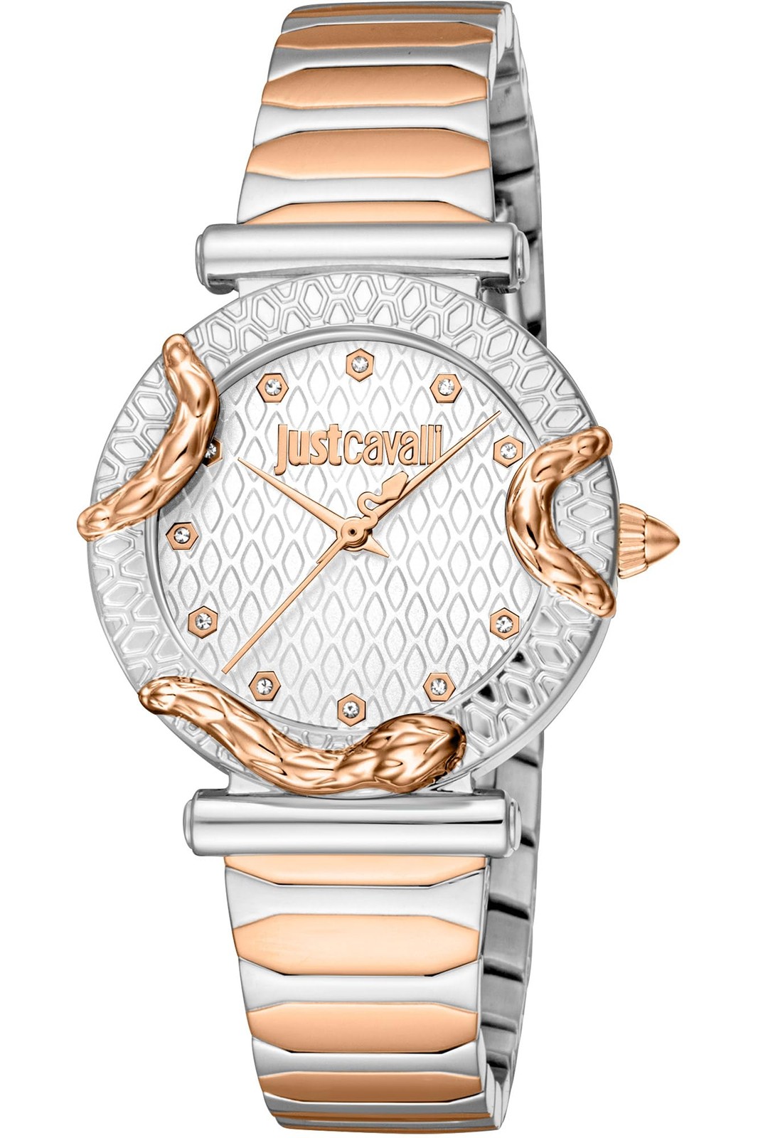 Womens Wristwatch JUST CAVALLI ANIMALIER JC1L234M0265 Stainless Steel Gold Rose