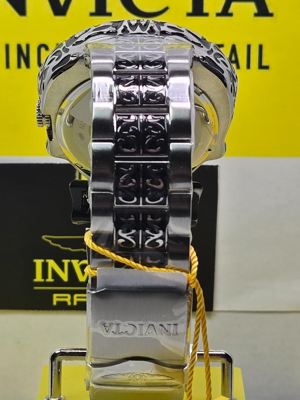 Invicta Artist Skull Automatic Mens Watch 50.5mm Skeletonized Steel & Black NEW