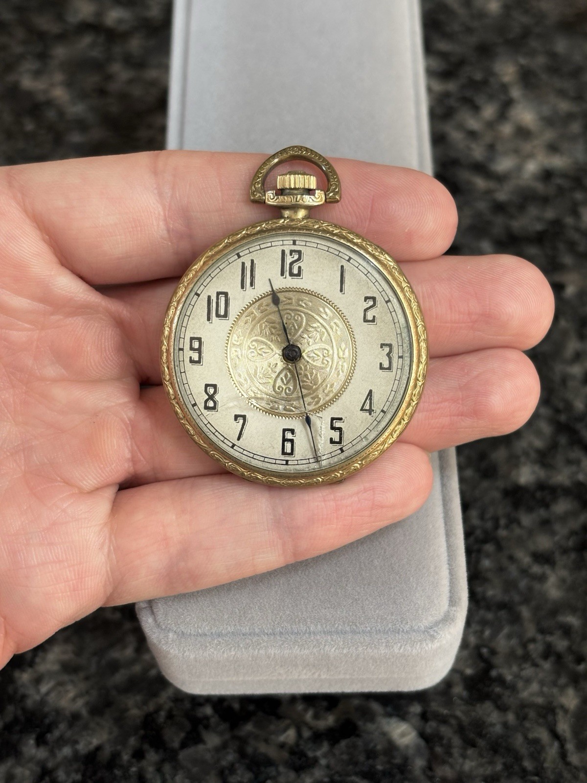 Antique Burlington Watch Co Chicago Pocket Watch 17 Jewels – Running ! Rare !