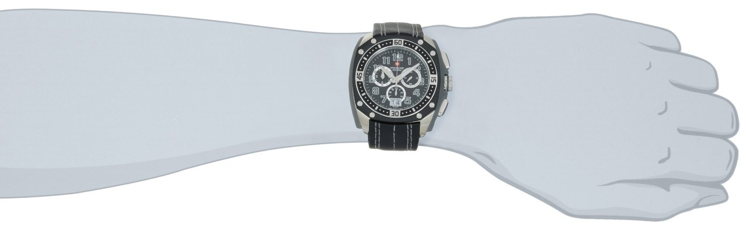 SWISS MILITARY CALIBRE CHRONOGRAPH MEN’S WATCH 06-4F1-04-007 BRAND NEW MSRP $695