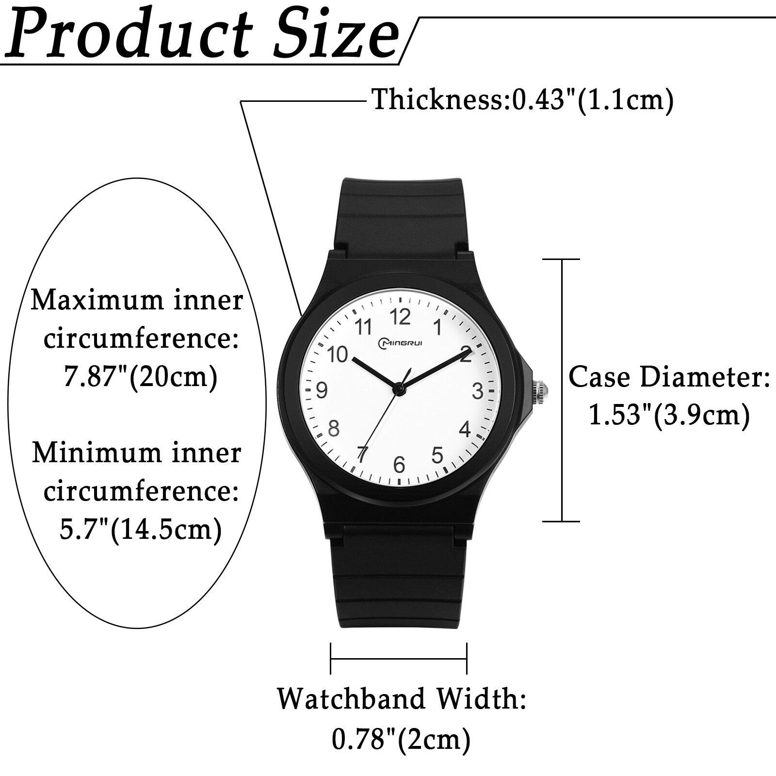 Men Women Boys Girls Jelly Silicone Band Simple Round Sports Quartz Wrist Watch