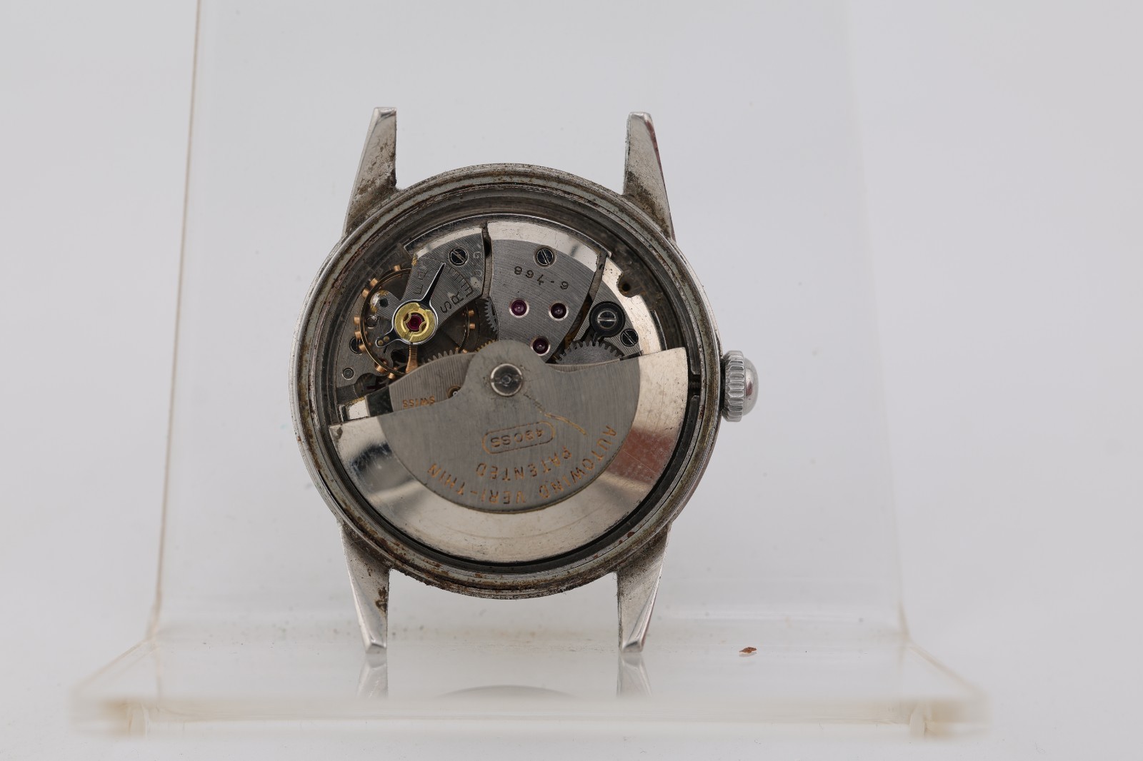 GRUEN cal. 490SS PRECISION AUTOWIND WATCH, 33mm 17mm LUG, 6-768, RUNS (M16)