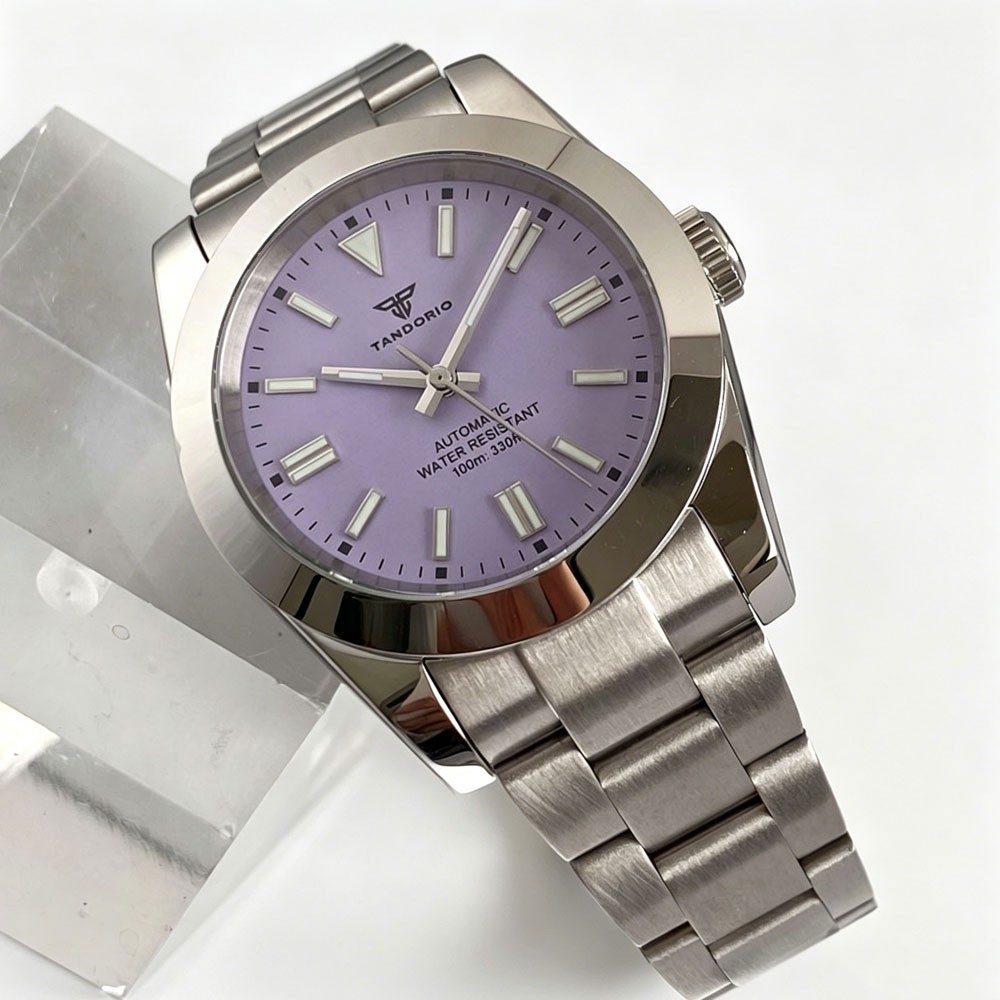 Tandorio New 39mm Sapphire Glass 20ATM Automatic NH35 PT5000 Men Watch Luminous