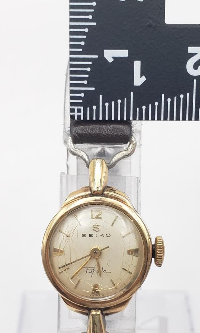 [Working Condition] SEIKO Ladies’ Watch, Manual Winding, 14K Gold, Vintage
