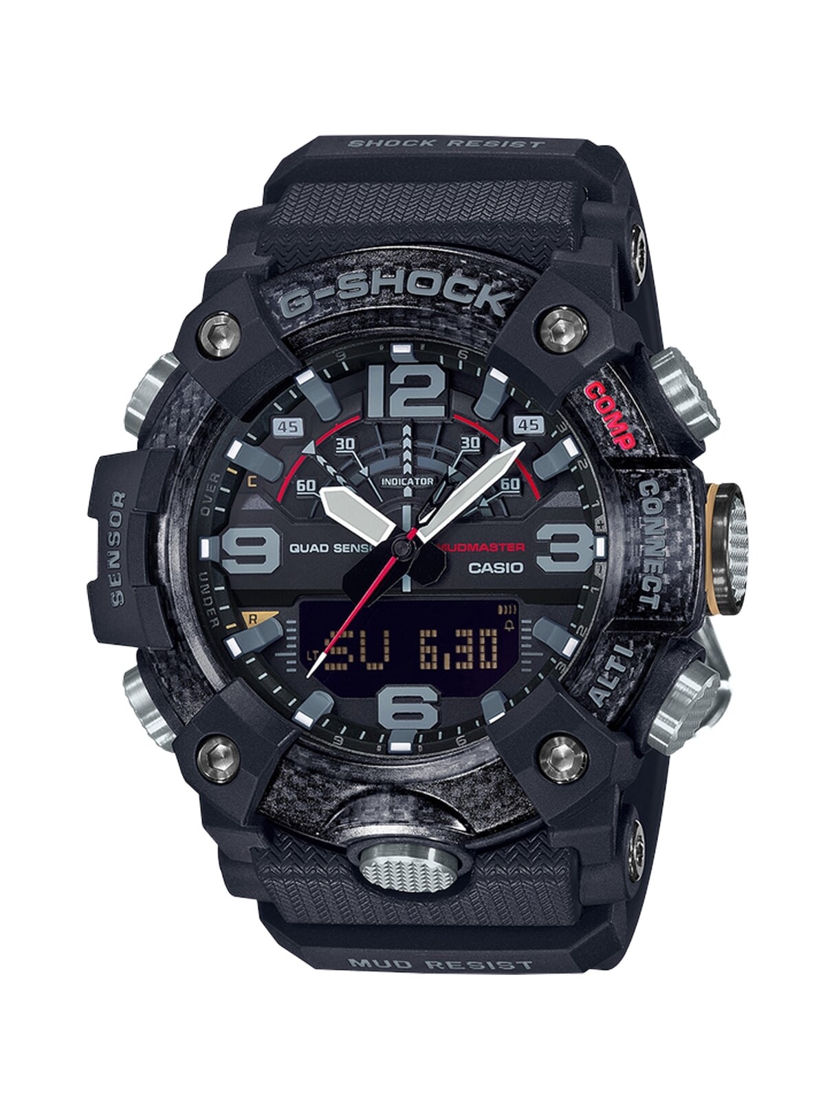 New Casio G-Shock MUDMASTER GGB100-1A Quad Sensor & Bluetooth Black Men’s Watch