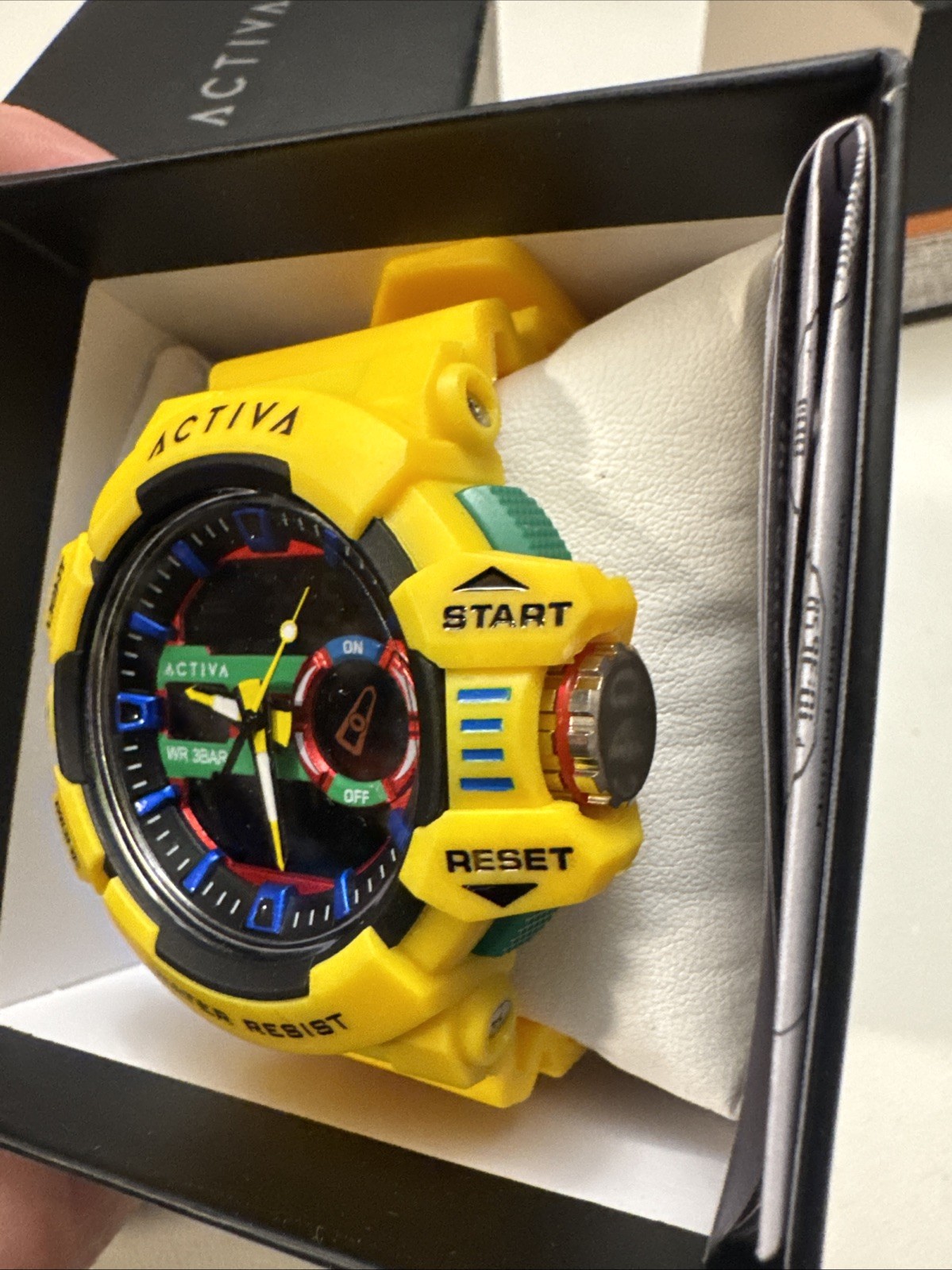 Activa Vord X Invicta Digital Men’s Watch – 49mm, Yellow (ACW8043-005)