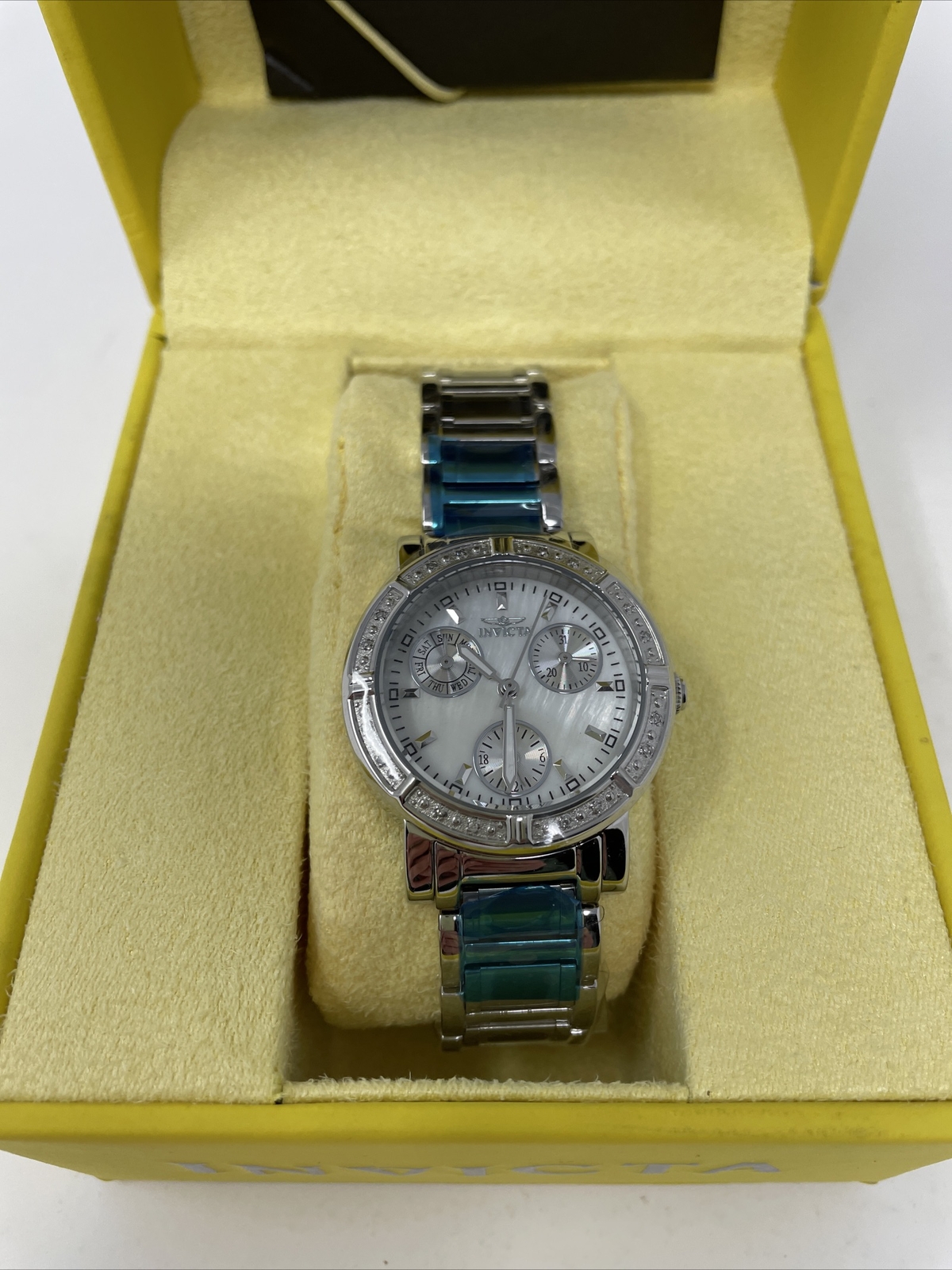 Invicta Wildflower Chronograph Limited Edition Diamond MOP Dial Ladies Watch
