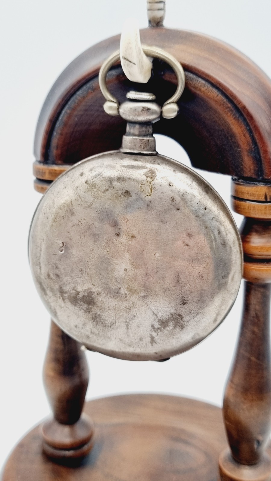 silver duplex chinese market pocket watch