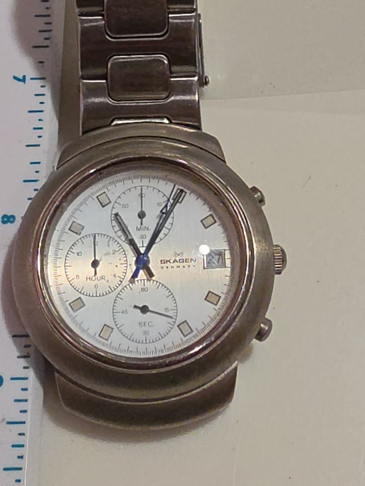 Mens X Skagen Denmark Date Chronograph Watch