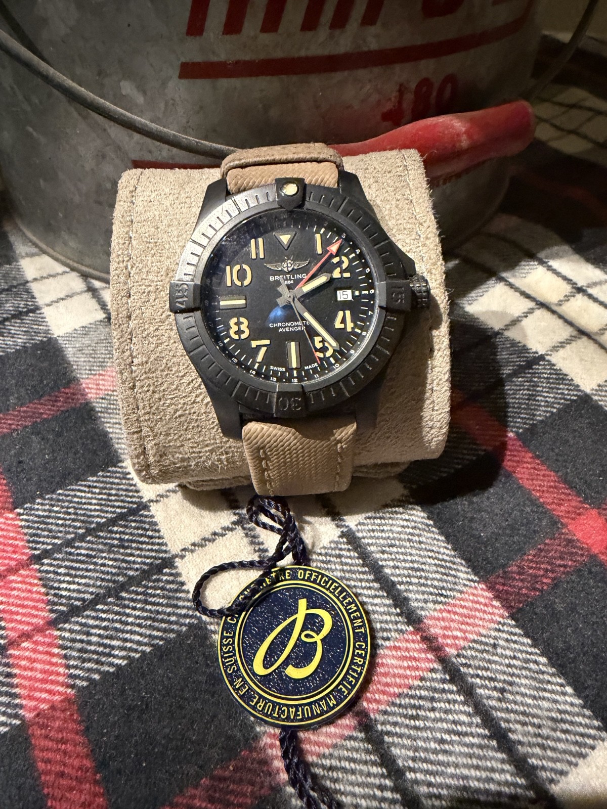Breitling Avenger GMT 45mm Night Mission Watch (V32395)