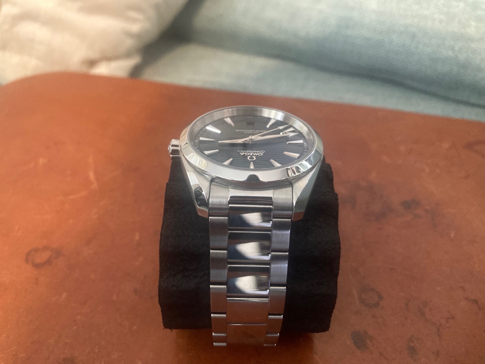 OMEGA Aqua Terra 38mm Blue Men’s Watch – 220.10.38.20.03.001
