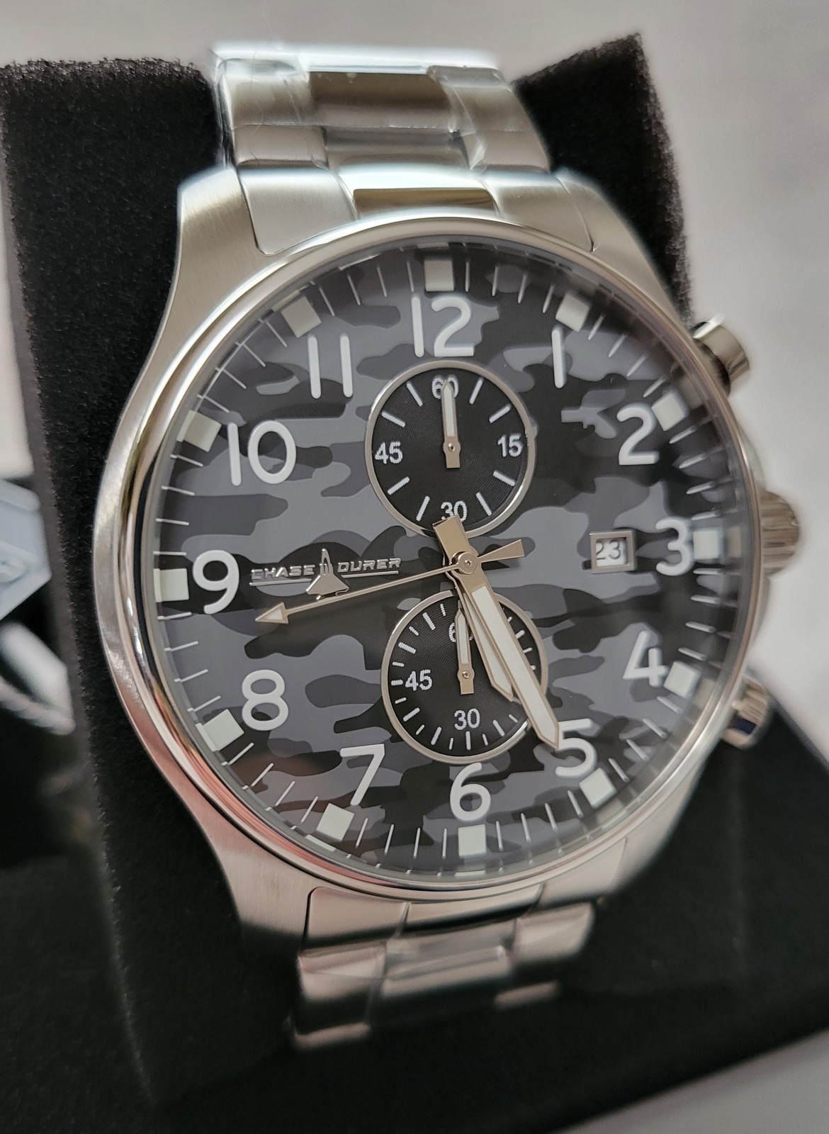 Brand New Chase Durer Men’s Camo Chronograph Watch CDW-0096