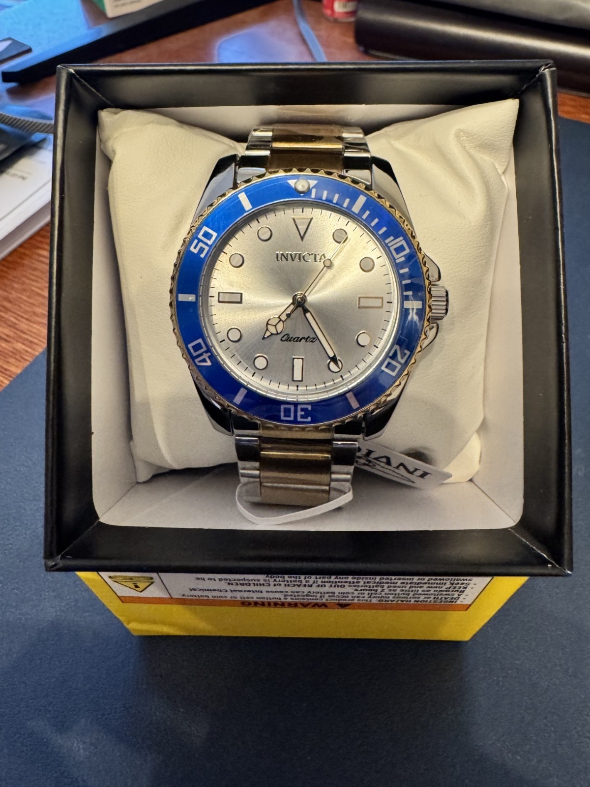 Invicta Diver Men’s Watch | 42mm | Gold, Steel | 69398