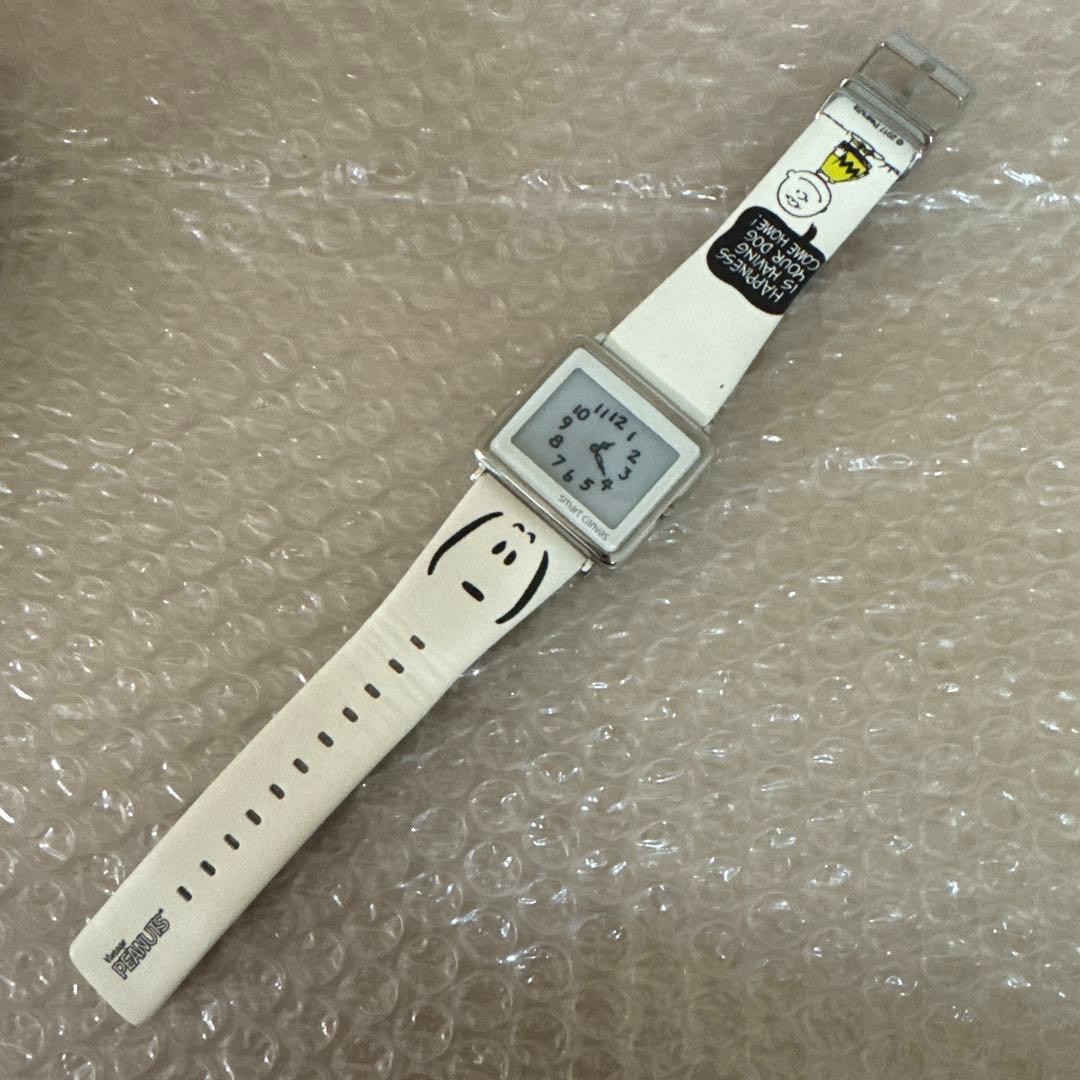 EPSON Smart Canvas PEANUTS Snoopy Watch New Battery Installed Tested