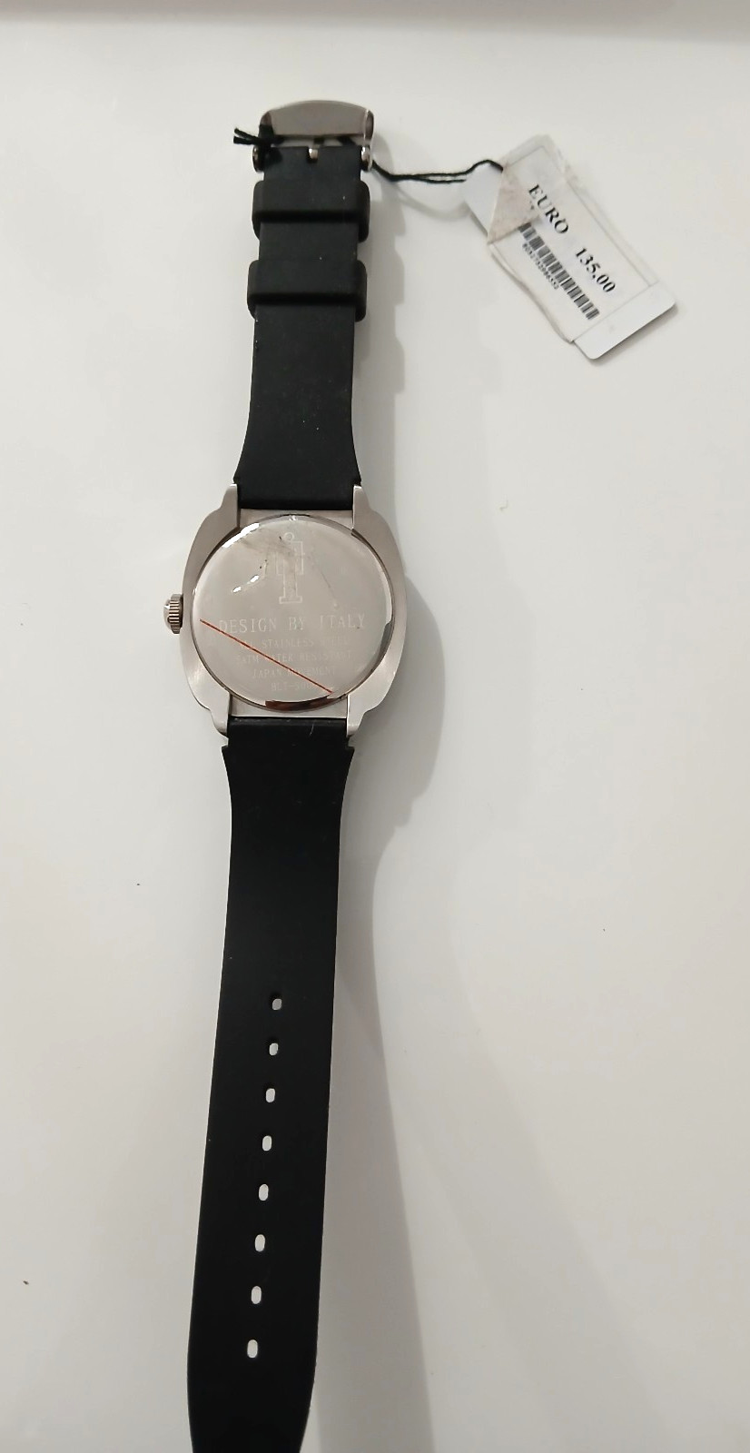 Boy London Quartz Steel White Dial Black Strap Wrist Watch