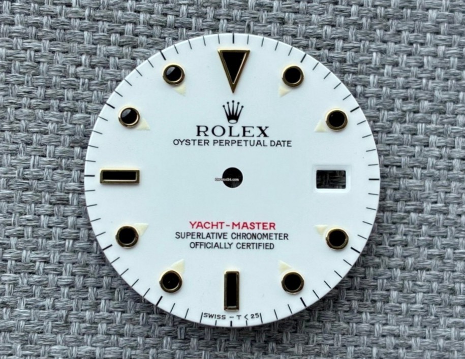 ROLEX Dial White Dial “T” for Yacht-Master 16623 16628