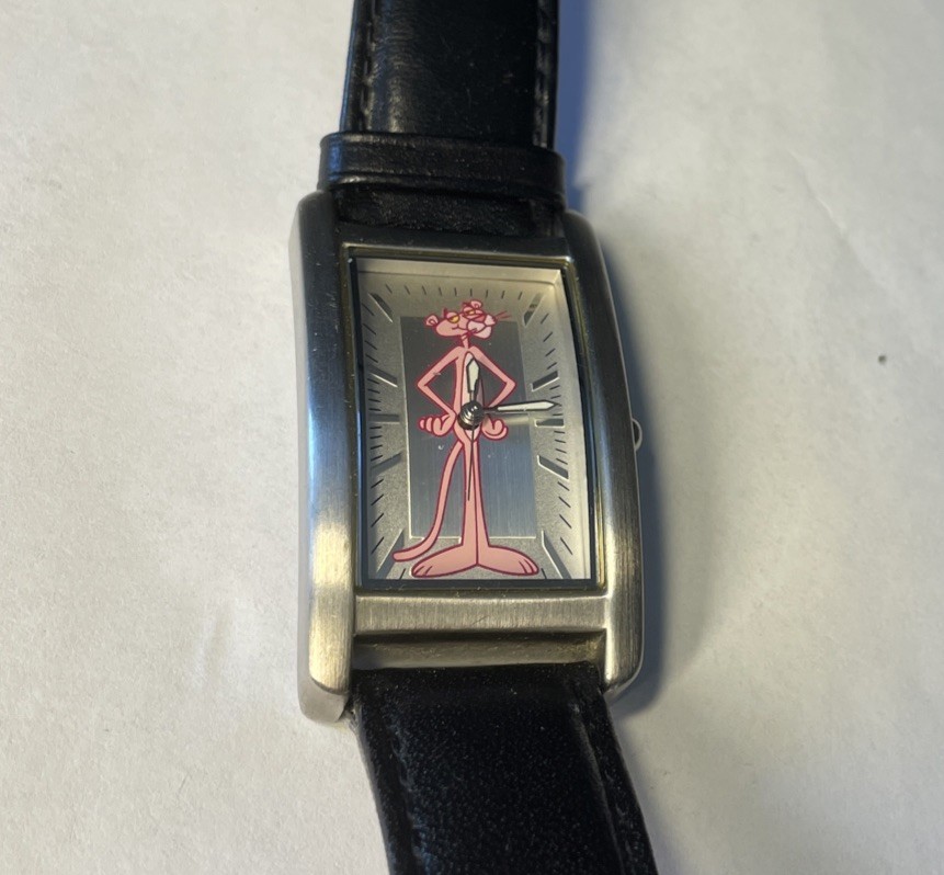 FOSSIL Limited Edition Pink Panther 1998 Watch LI-1652 #2035 of 5000 Box