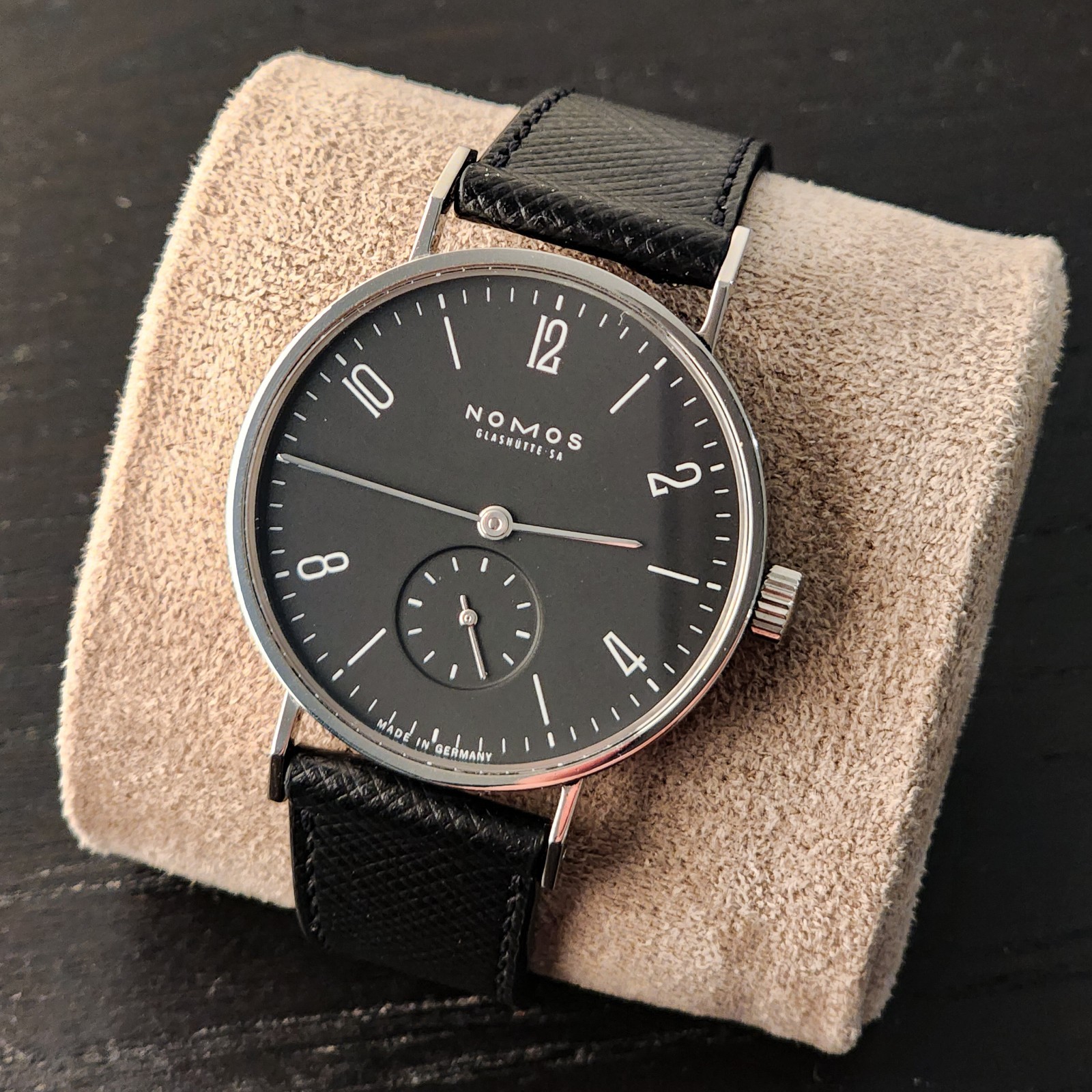 *RARE* Limited Edition Black 35mm NOMOS Tangente w/ Box