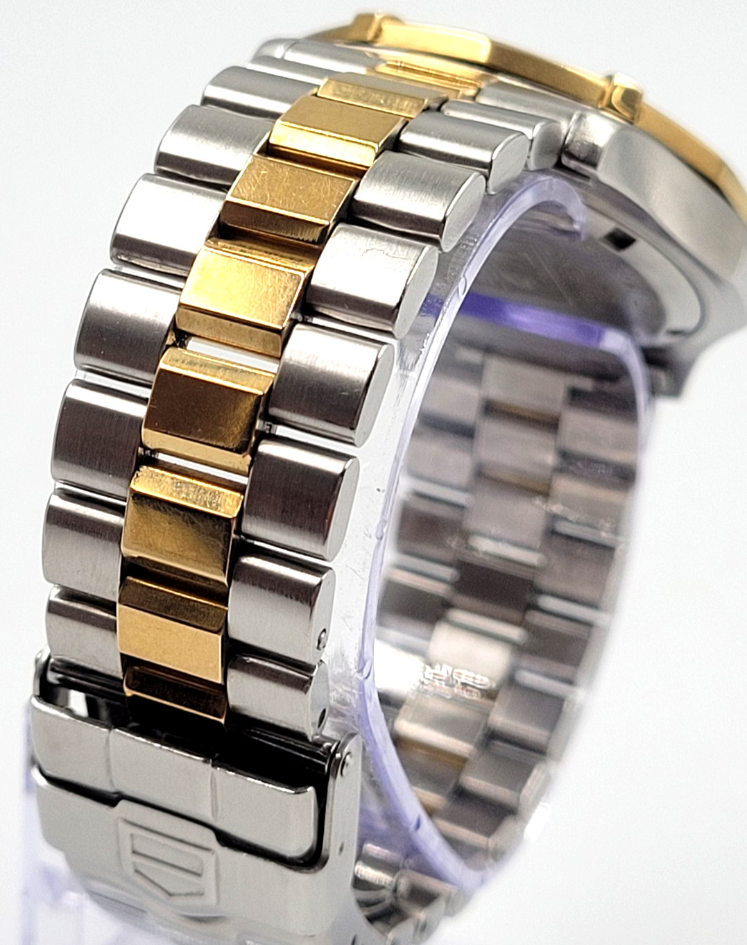 Tag Heuer Men’s Watch WK1121-0 Swiss Quartz Gold Dial Two Tone Professional 200