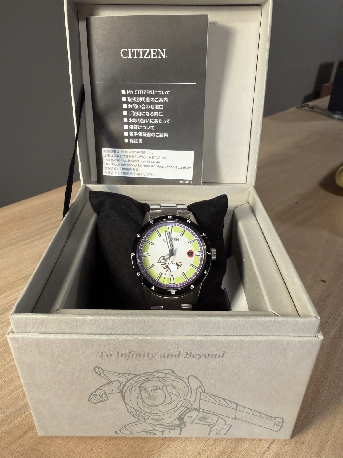 CITIZEN Disney Collection World Limited 800 Eco-Drive AW1166-66A Men’s Silver