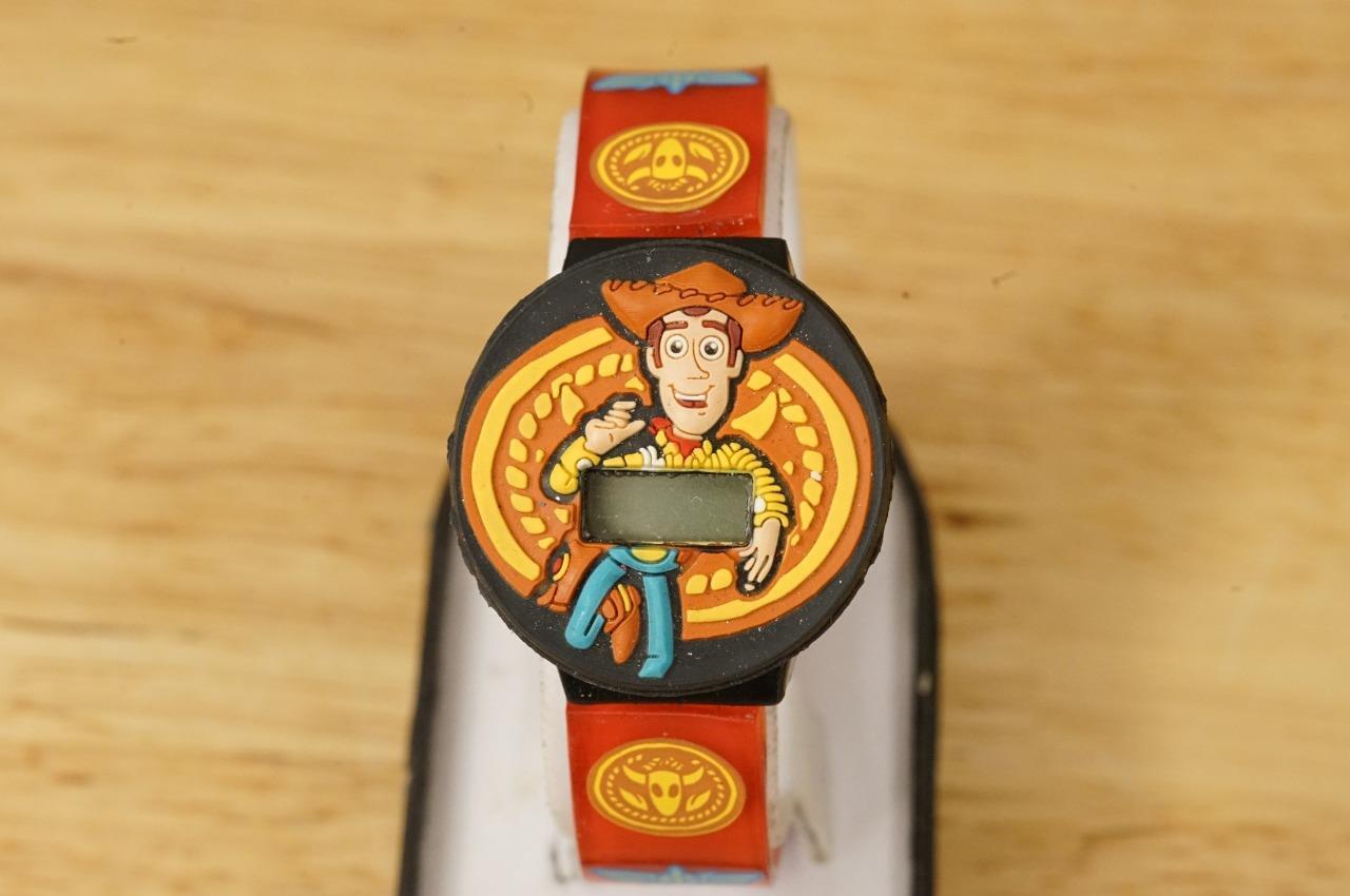 Vintage Costume Jewelry Walt Disney Pixar TOY STORY Woody Cartoon Digital Watch