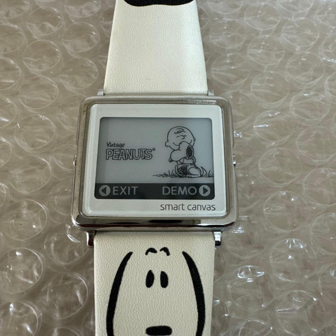 EPSON Smart Canvas PEANUTS Snoopy Watch New Battery Installed Tested