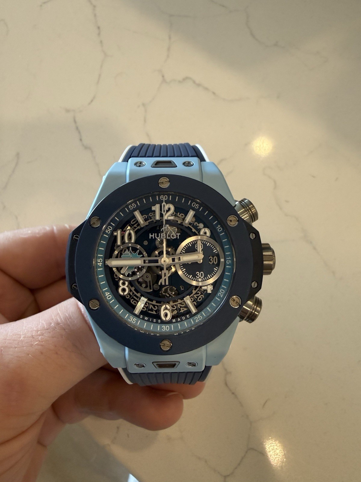 Hublot Big Bang Unico Blue Ceramic “Caribbean” U.S. Special Edition