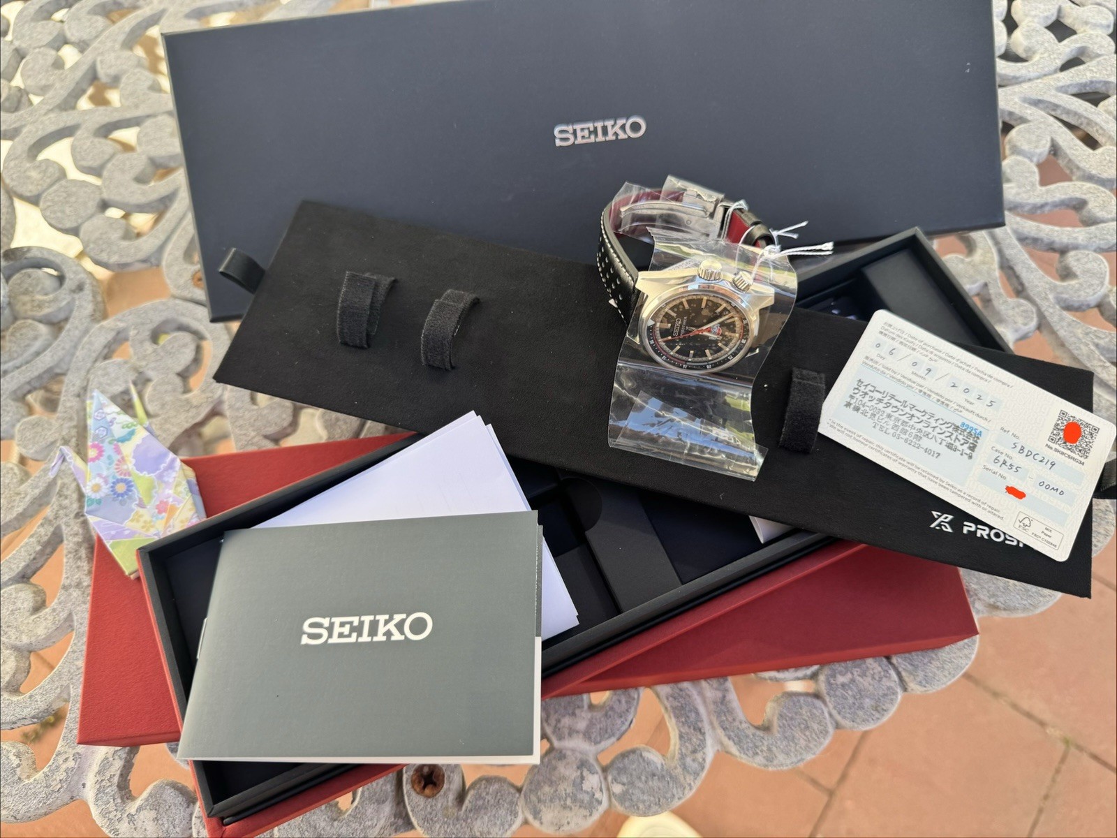 Seiko Prospex Speedtimer Mechanical Datsun 240Z Limited SBDC219 Watch 39.5mm