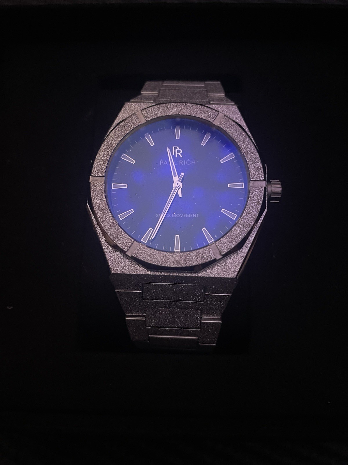 Brand New Paul Rich Frosted Star Dust II Silver Steel Watch