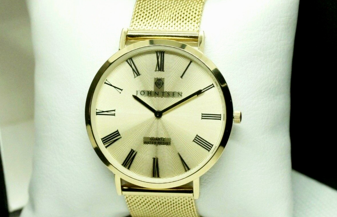 Wrist Watch JOHNTSEN NEW Quartz Made for USA Stainless Steel Japan Movement