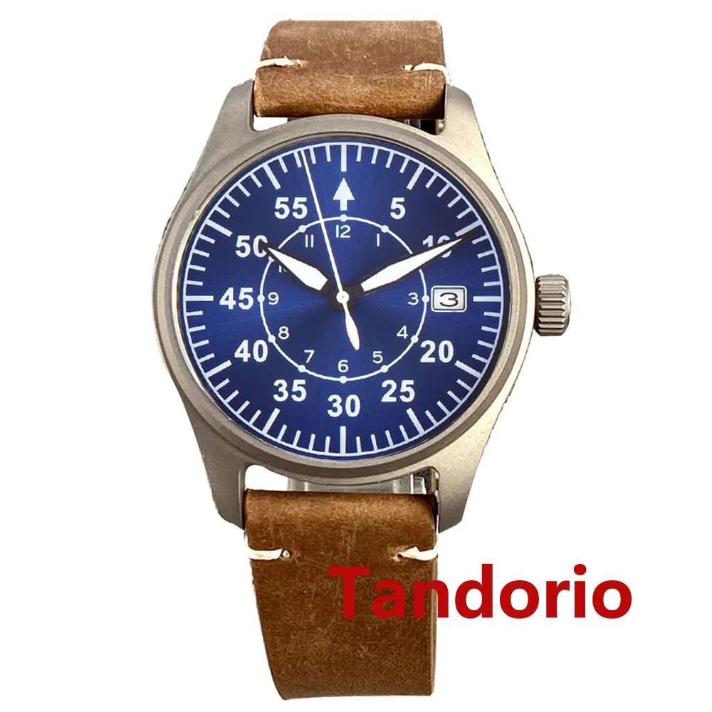 New 39mm Titanium Automatic Diver Men Watch For Japan NH35 Sapphire Glass 20ATM