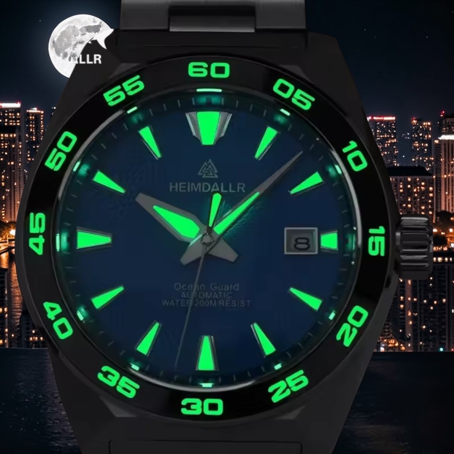 Heimdallr Monster GS Men’s Diver watch 43mm HMGS01 w/ Sapphire Ceramic Bezel NEW