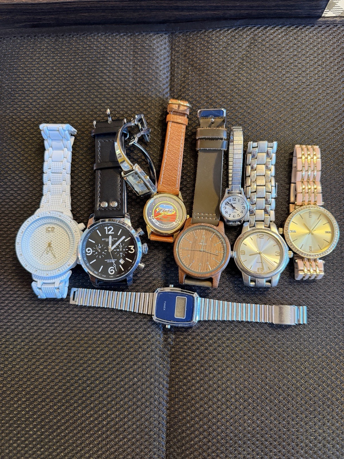 Watch Lot (9) Used For Parts Or Repair
