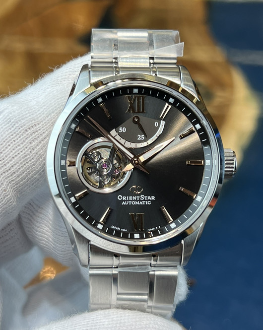 Orient Star Automatic Gray Dial Sapphire Crystal Men’s Watch RK-AT0009N