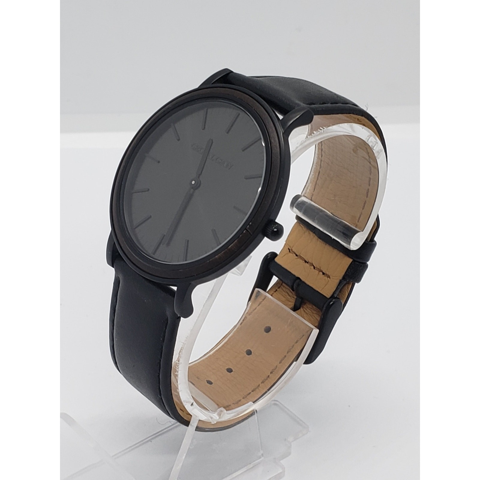 Original Grain Men’s Stainless Steel Wood Watch Modern Minimal 40mm