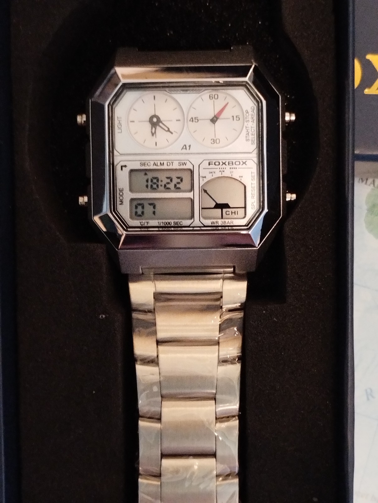 Fox Box Digital Analog Watch