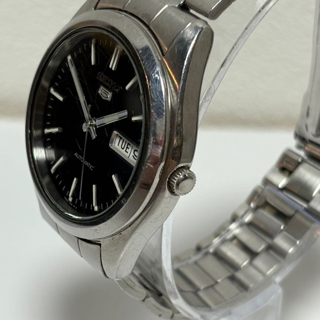 SEIKO 5 7S26 0060 Automatic Date Black Dial From Japan