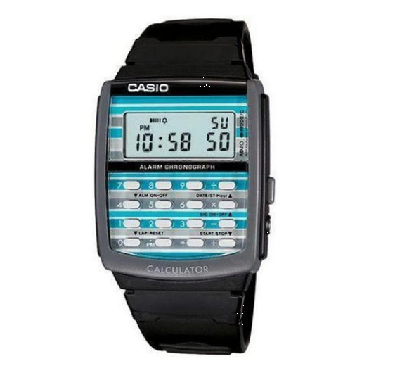 Casio Vintage Calculator Common Urethane LDF-40-1A watch