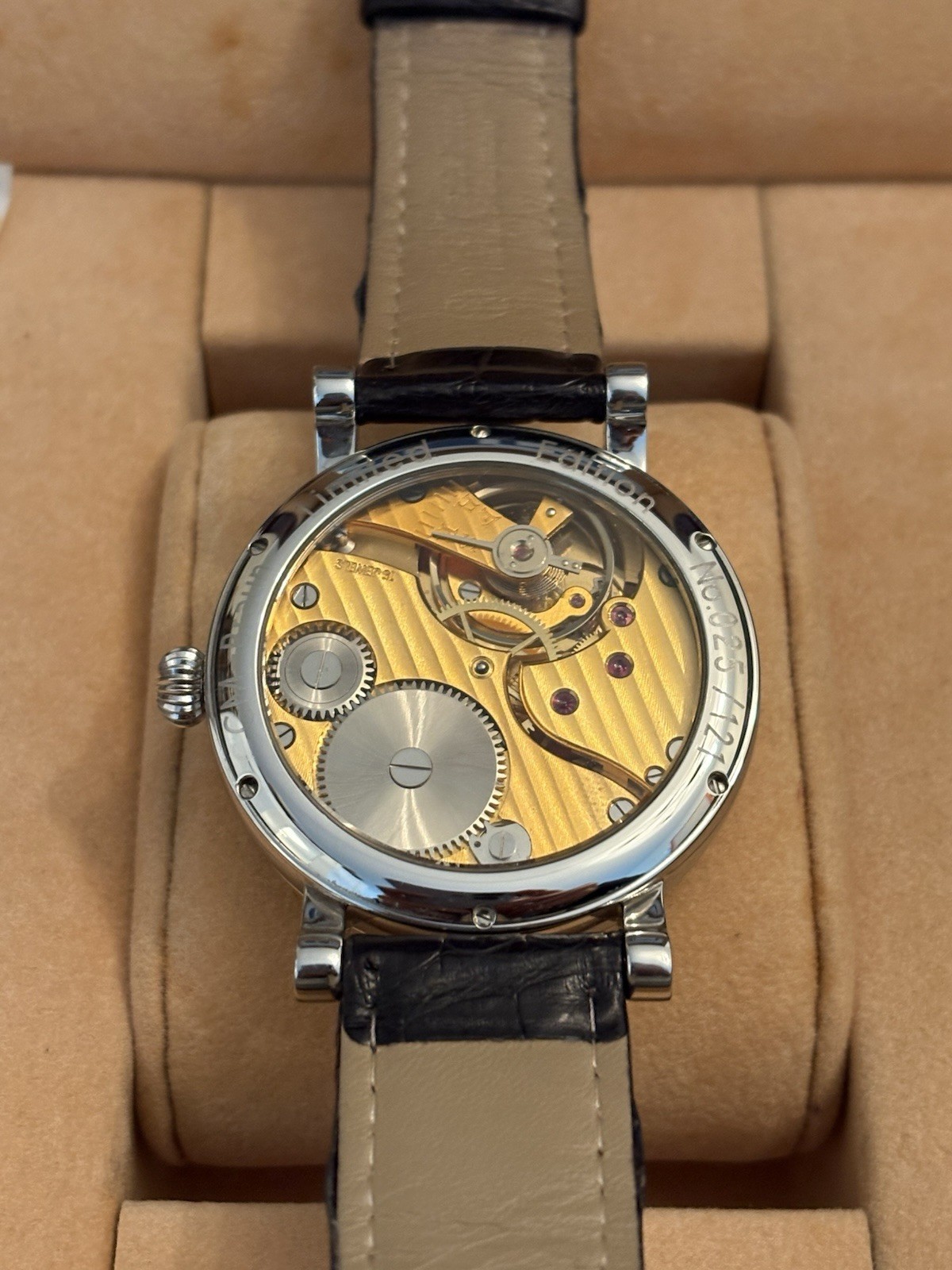 Unusual CCM Braun Regulator watch limited 25/121