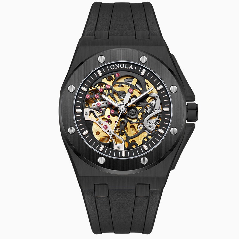 ONOLA Sports Men Wristwatch Waterproof Automatic Mechanical Watches Luminous