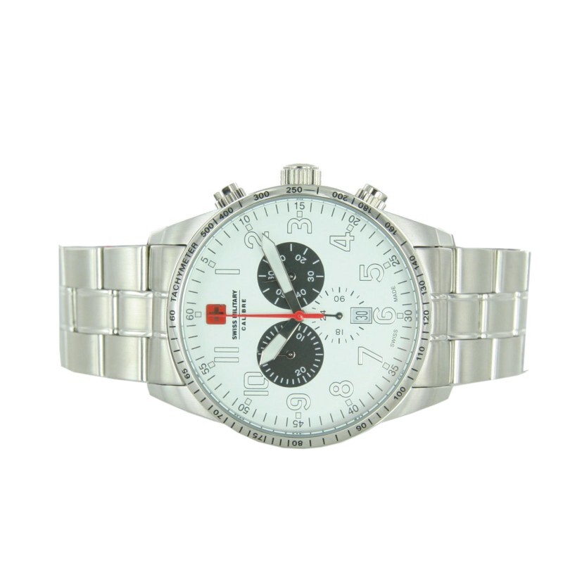 Swiss Military Calibre Men’s Watch SM12962XSN.04M XL Red Star NEW