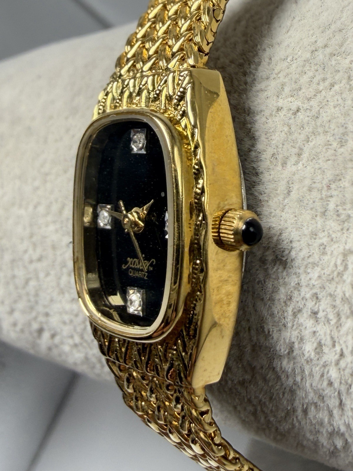 Xavier Ladies Watch New Battery 17MM 7.25″ Gold Tone Vintage