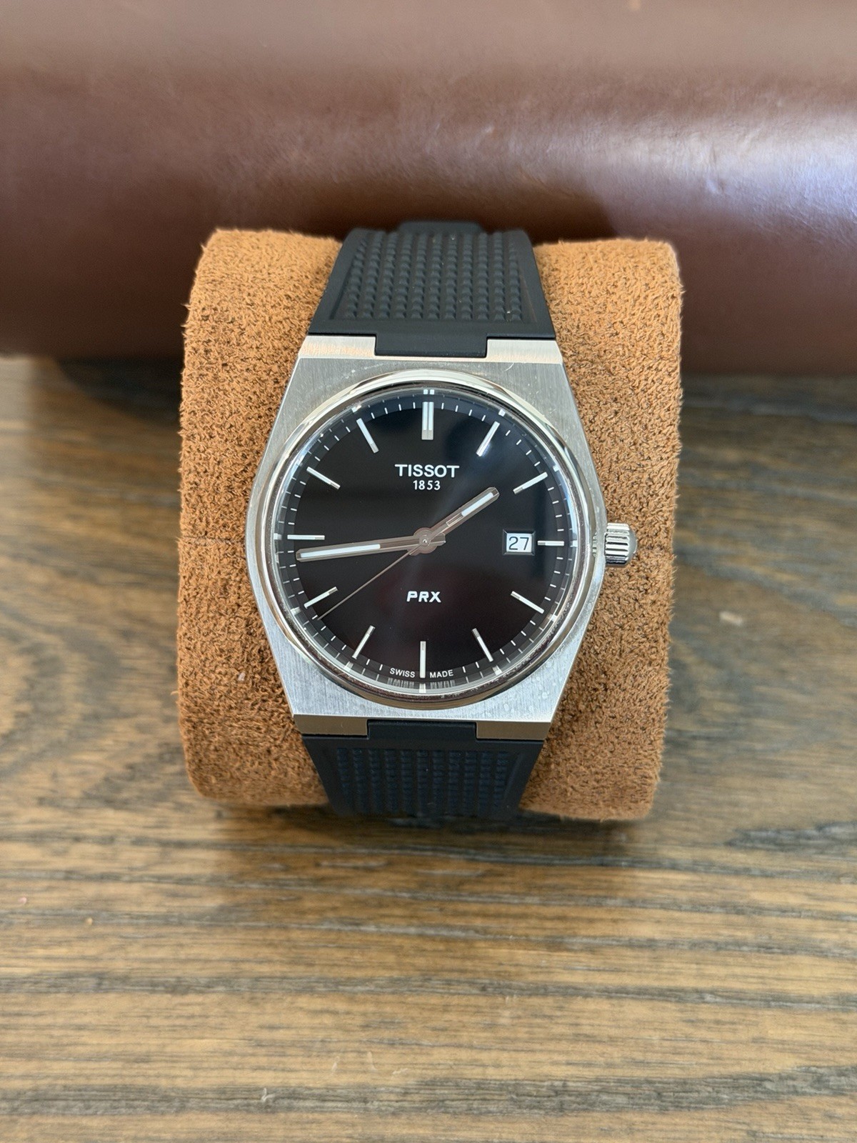 TISSOT PRX Quartz 40MM Black Dial Rubber Men’s Watch T137.410.17.051.00