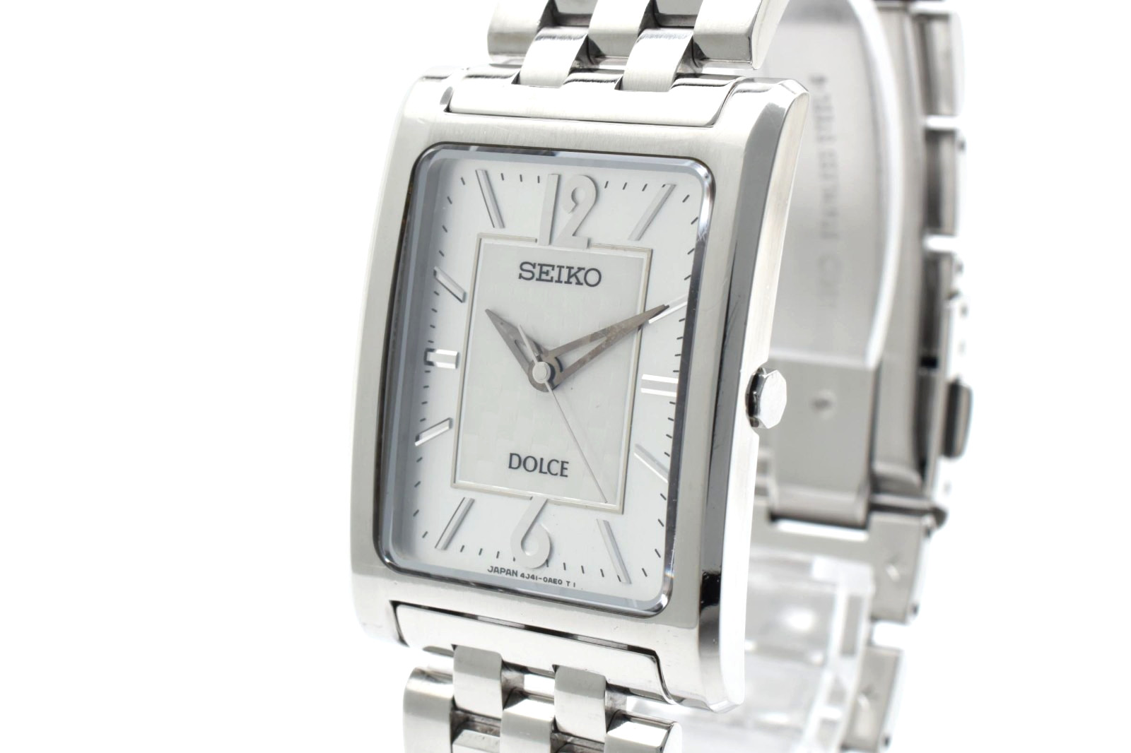 [NEAR MINT] SEIKO Dolce 4J40-0AC0 Silver Men’s Watch Quartz From JAPAN