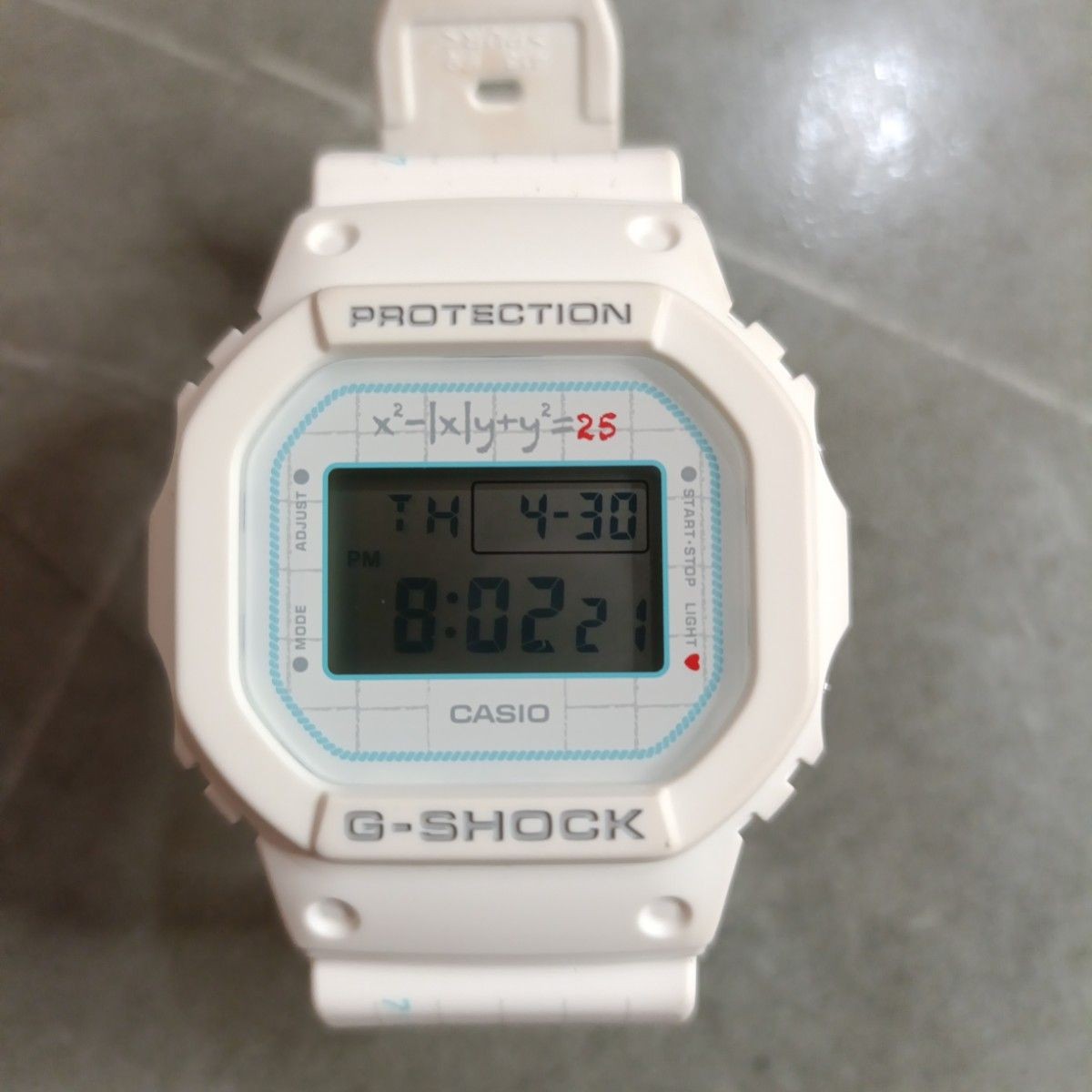 G SHOCK Rubber collection CASIO Limited 2021 Square White item