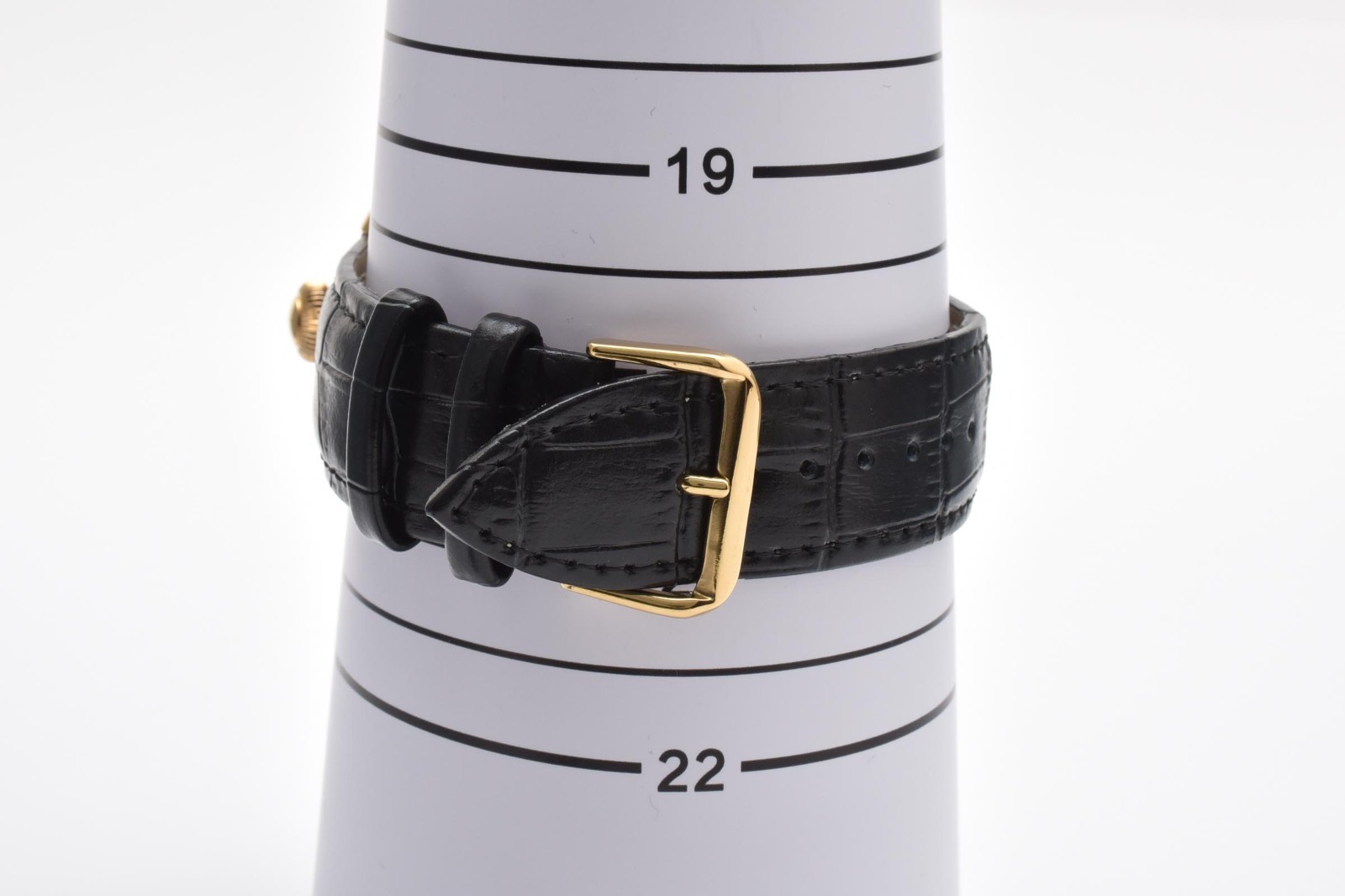 Gaga Milano Manuale 48mm Men’s Hand-Wind Gold White Dial Wristwatch [Near Mint]