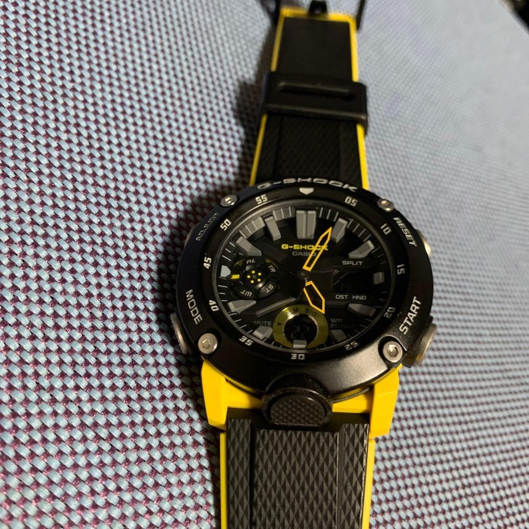 CASIO G-SHOCK GA-2000-1A9JF Yellow & Black