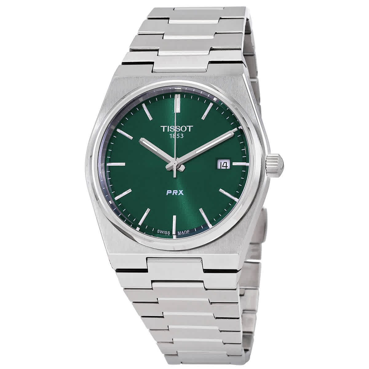 Tissot PRX T-Classic Quartz Green Dial Men’s Watch T1374101109100
