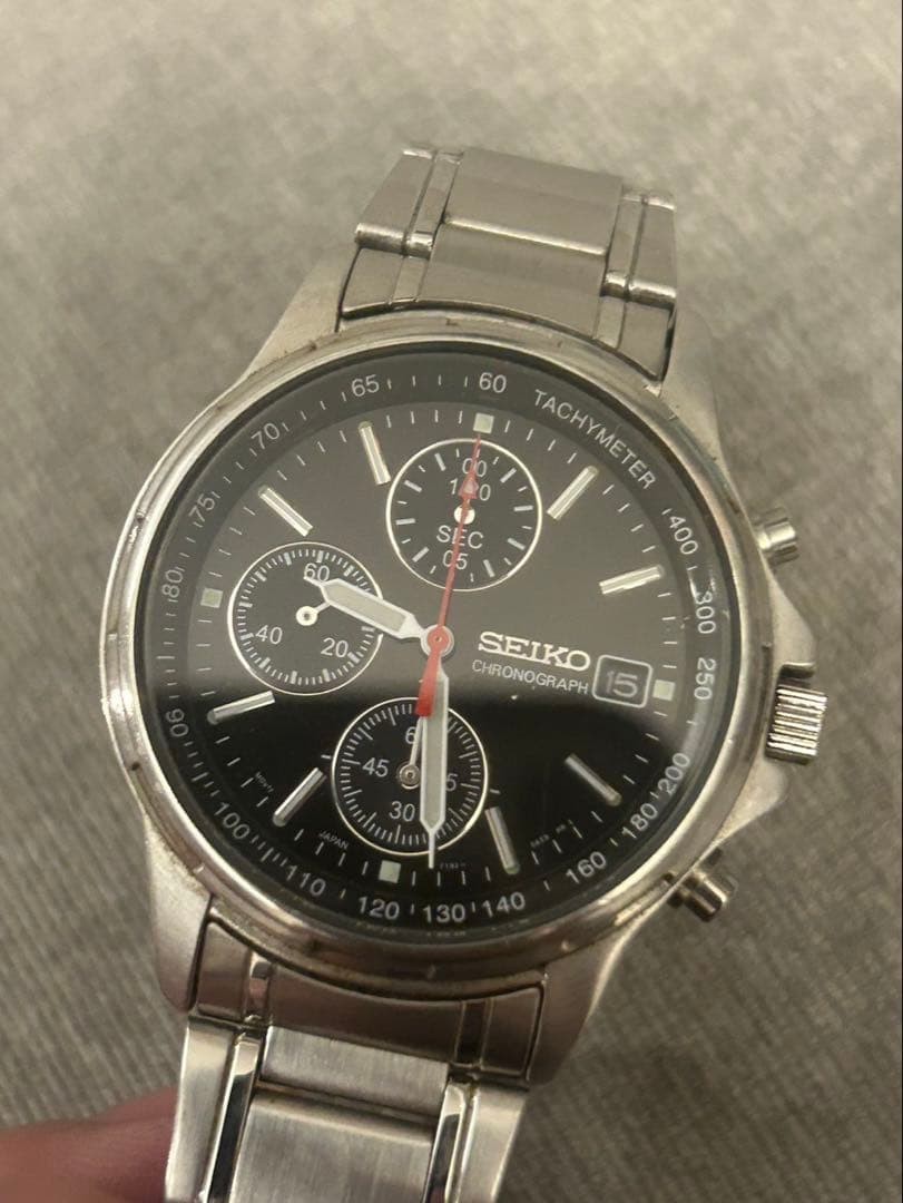 Seiko 7T92-0BA0 Chronograph Mens Watch